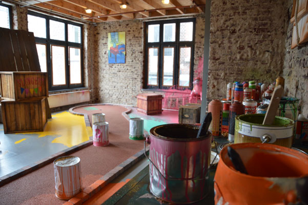 Het Pakhuis Brasserie en Adventure Golf Roermond golfbaan